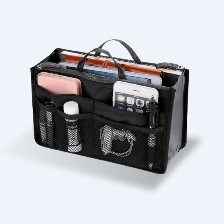 Women Travel Insert Handbag Organizer, Large Capacity Storage Bag, MakeUp Bag, Beauty Pouch, Purse Large Liner Organizer Bag
