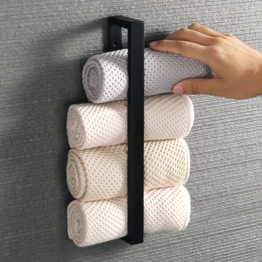 Porte-serviettes de salle de bain, porte-serviettes, porte-serviettes en acier inoxydable, porte-serviettes pour salle de bain, porte-serviettes de salle de bain, porte-serviettes mural 