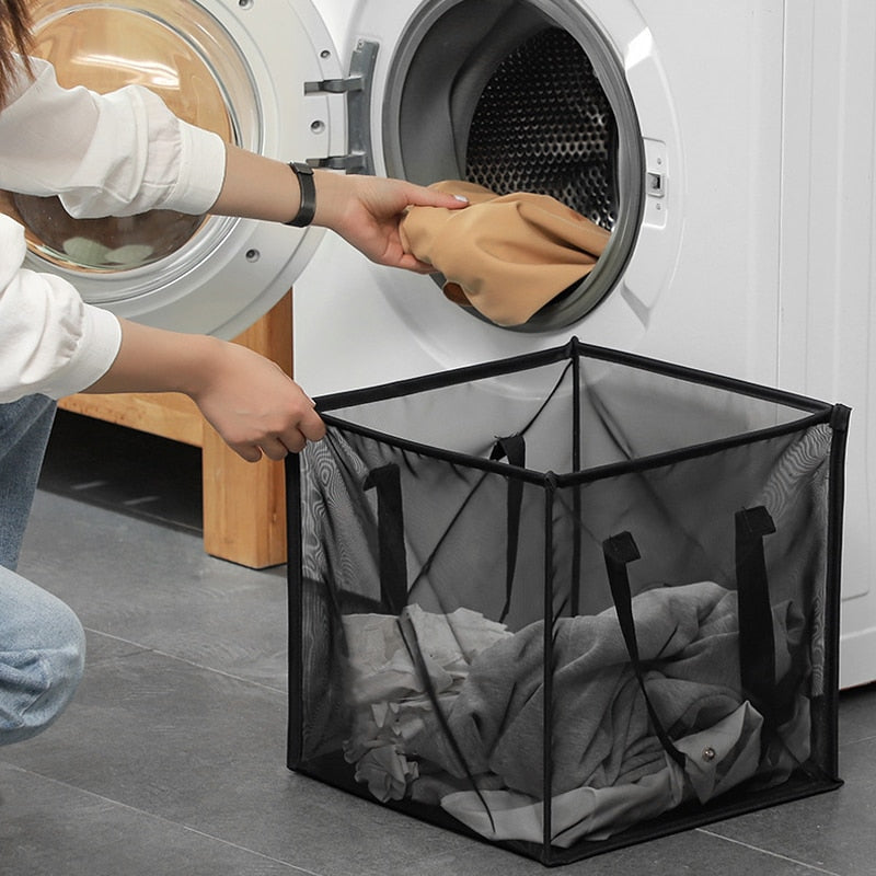 Large Capacity Laundry Basket, Foldable Toy Storage, Debris Storage Bag, Contemporary Laundry Room Organizer, Laundry Hamper Basket, Washing Basket