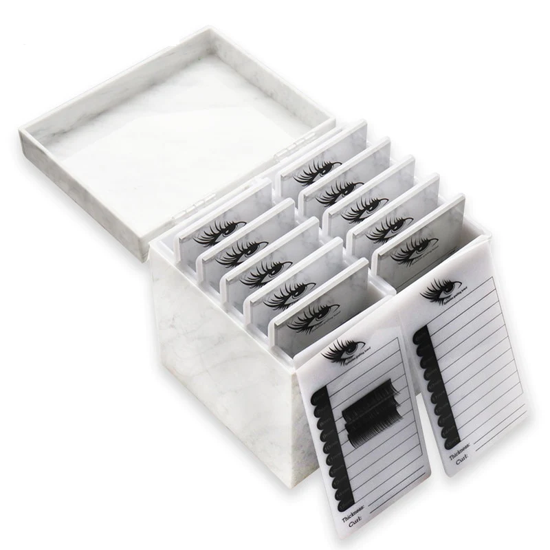 Eyelash Storage Box 5/10 Layers Acrylic Lash Holder Pallet